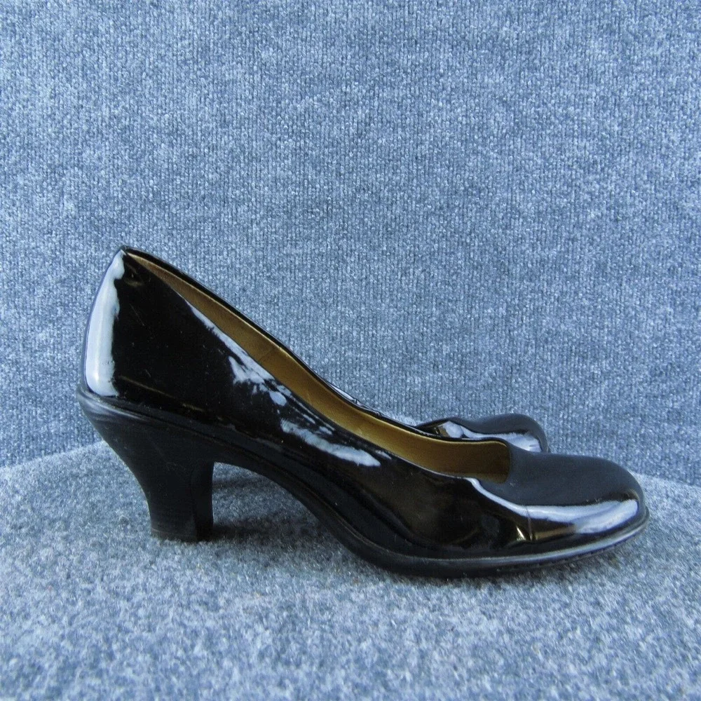 Softspots Women Pump Heel Shoes Black Synthetic Size 7.5‎ Medium